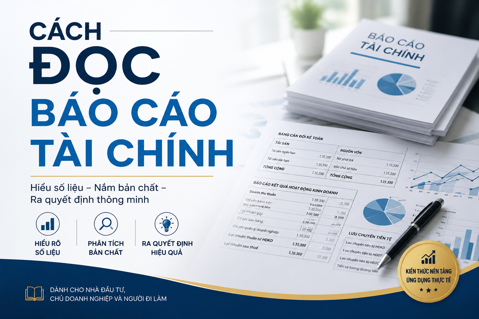 Cách đọc báo cáo tài chính cho người mới bắt đầu